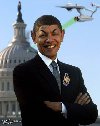 Illustration for article titled Is The New U.S. President An Android Or A Vulcan?